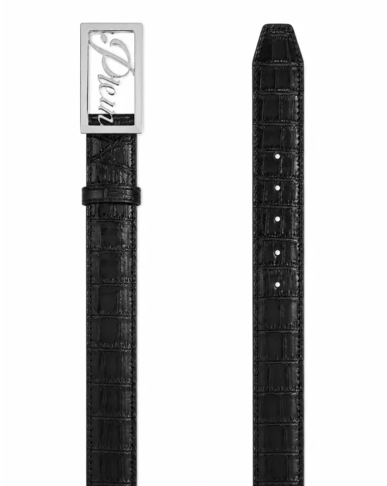 Saffiano Leather Belt Cocco