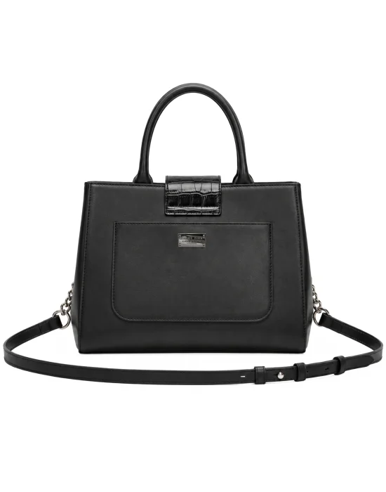 Nappa Handle Bag Hexagon Strass Cocco Cut
