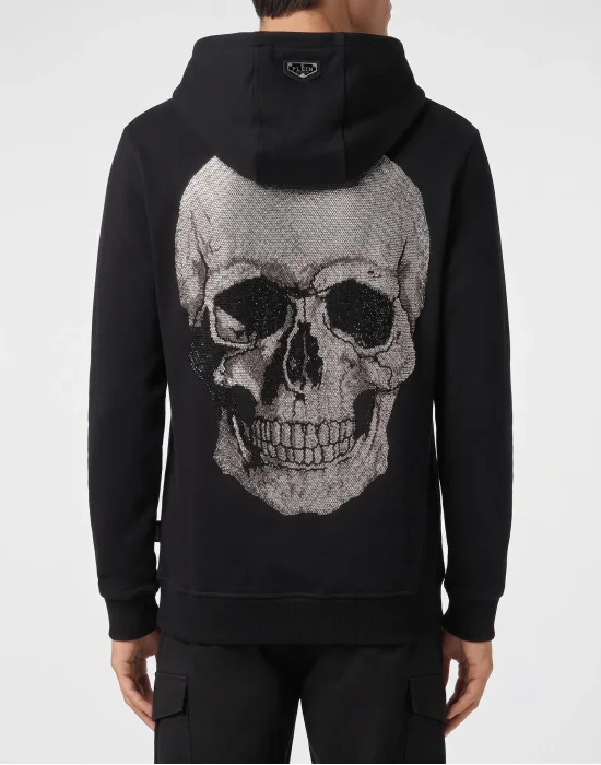 Hoodie Zip Skull Stones