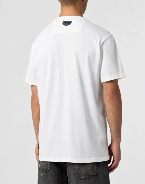 Cotton T-Shirt Teddy Plein Logo
