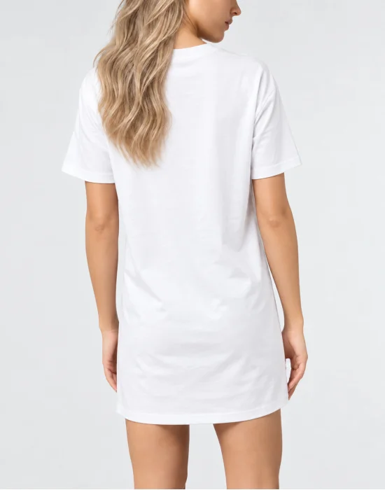Crystal Gothic Roundneck T-Shirt Dress