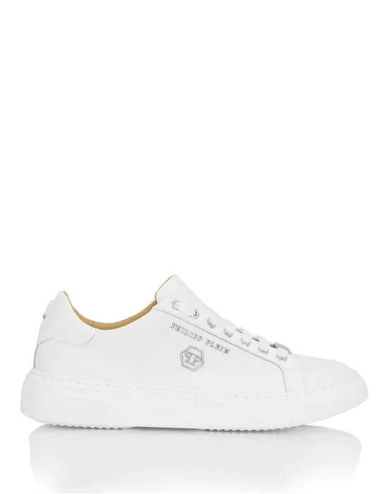 Leather Lo-Top Sneakers Hexagon